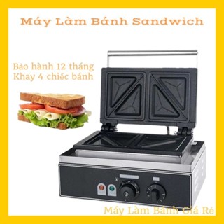 Máy Làm Bánh Hotdog, máy làm bánh waffle tam giác, nướng bánh mì sandwich [BH 12 Tháng]