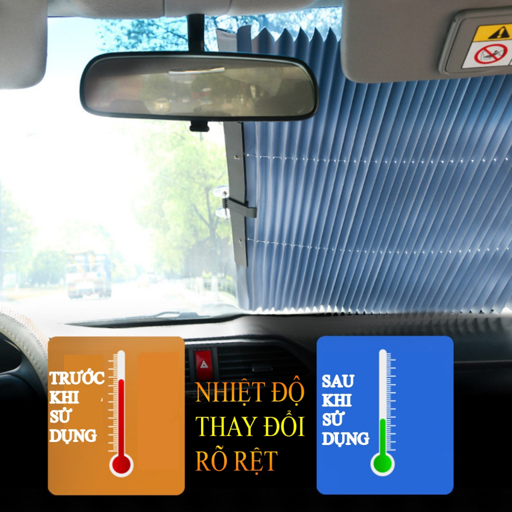 Rèm Che Nắng Kính Lái Ô Tô Xe Hơi Cách Nhiệt Tấm Che Nắng Ô Tô Xe hơi Kính Lái Tấm Che Chắn Nắng Tráng Bạc tuyển sỉ