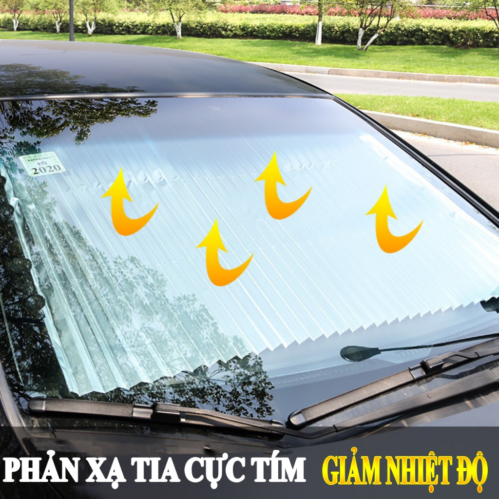 Rèm Che Nắng Kính Lái Ô Tô Xe Hơi Cách Nhiệt Tấm Che Nắng Ô Tô Xe hơi Kính Lái Tấm Che Chắn Nắng Tráng Bạc tuyển sỉ
