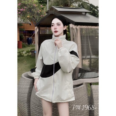Áo khoác Gió nữ NIKE Big Logo siêu hot, Jacket NIKE vải dù 2 lớp cao cấp thời trang Hàn Quốc ABCD Boutique KD05 Xinh