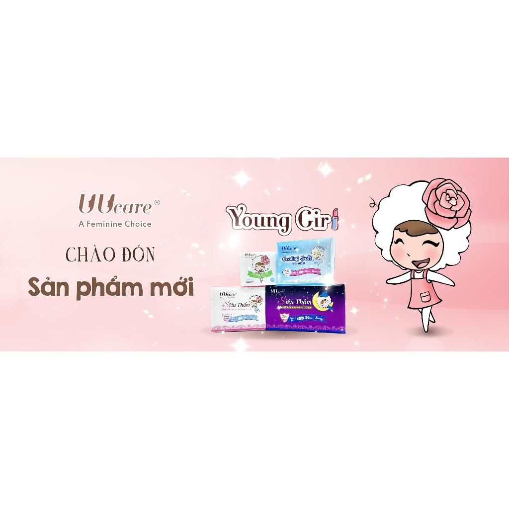 Băng vệ sinh UUcare Young Girl Cooling Soft ban ngày 24cm 8 Miếng/Gói