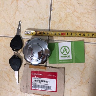 Nắp bình xăng xe máy CD 2 chìa dẹp