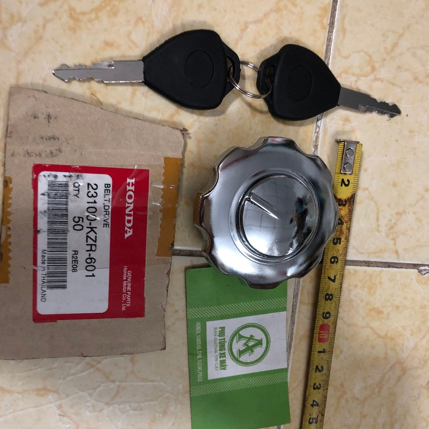 Nắp bình xăng xe máy CD 2 chìa dẹp