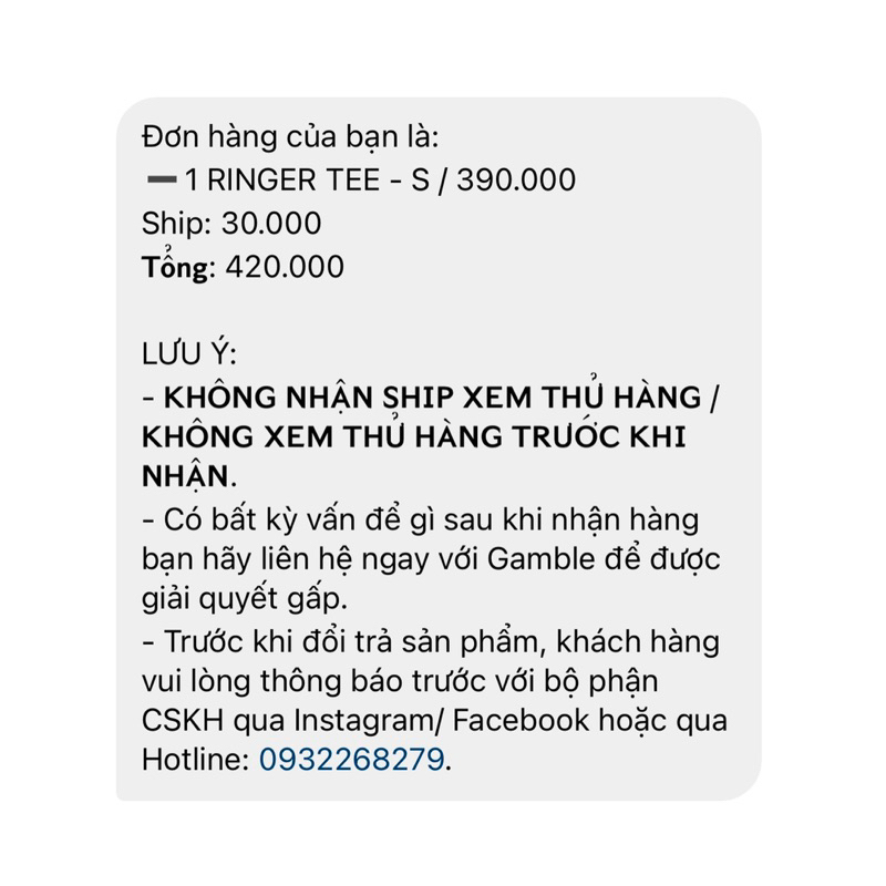 Áo Baby Tee brand Gamble.worldwide