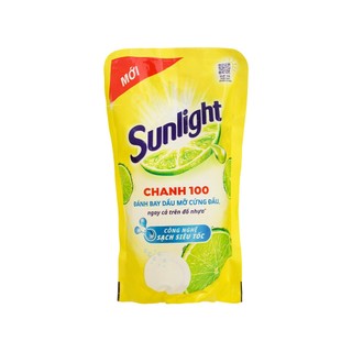 Nước rửa chén Sunlight Chanh 100 chiết xuất chanh tươi 725ml
