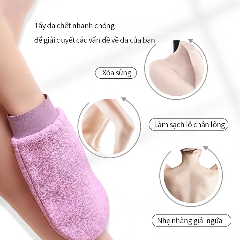 Găng Tay Tẩy Tế Bào Chết Cao Cấp - GLAGLOW