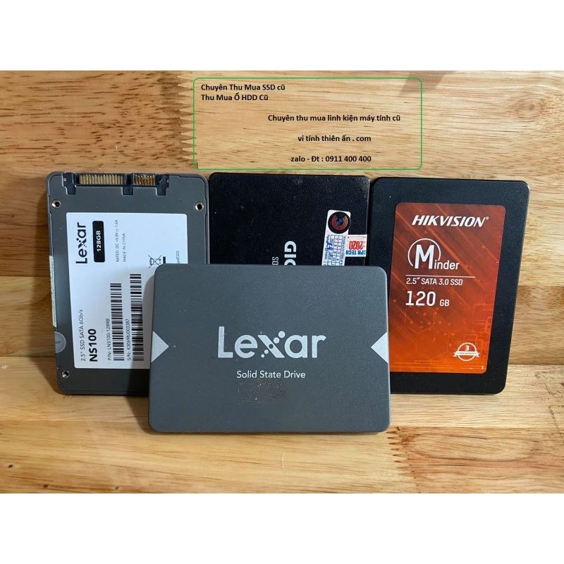 Ssd 120gb cũ các hãng