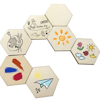 Set 100 miếng gỗ plywood dày 3mm size 1,2,3,4,5cm - trang trí tiệc cưới - vẽ hình - tô màu - cảm ơn - chúc mừng