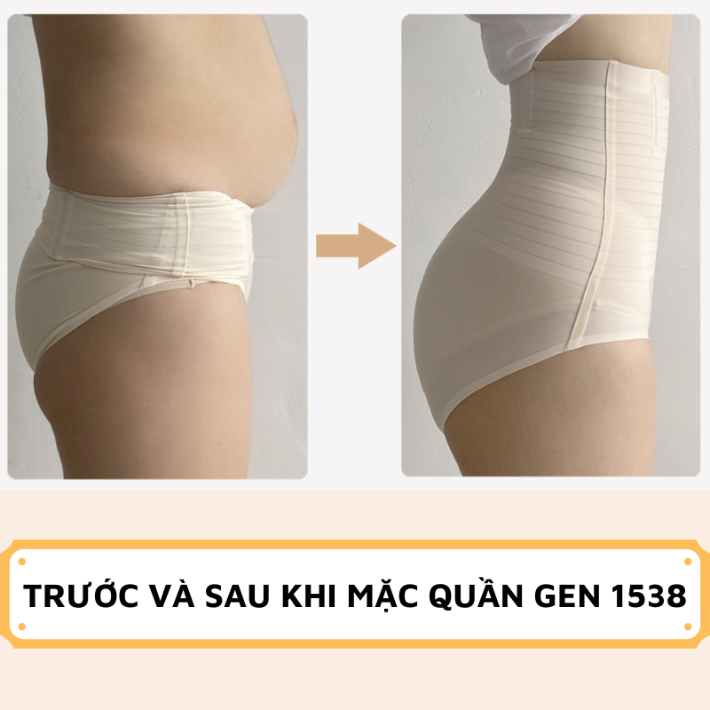 Quần lót nữ đúc su Eva Bra hỗ trợ gen nịt bụng chống cuộn định hình eo thon ôm sát tàng hình - 1538