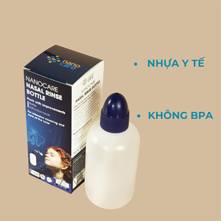 Bình Rửa Mũi Cho Bé Nanocare 180ml