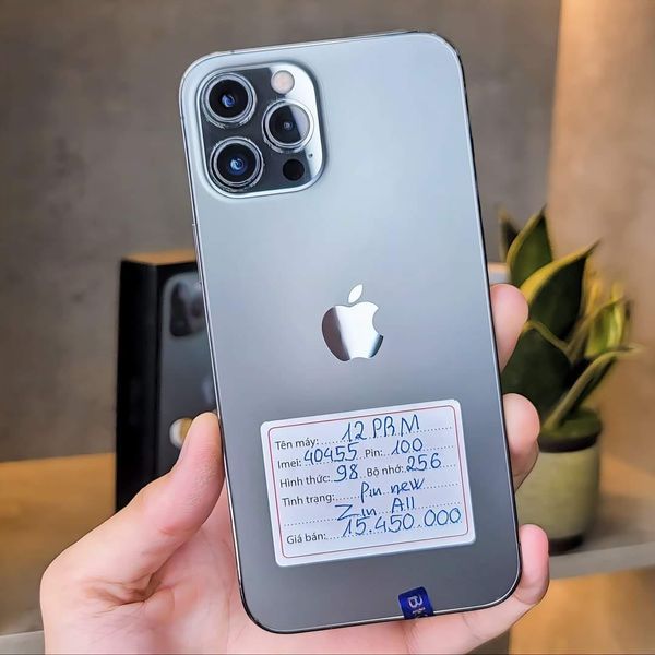 12 PR M 256gb máy likenew 99% bản đẹp full màu - Hàng zin chính hãng