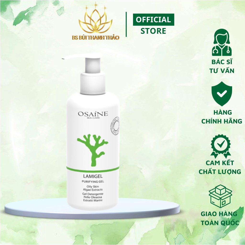 [150ml] Sửa Rửa Mặt Da Dầu Mụn Osaine Lamigel Italya - BS Bùi Thanh Thảo