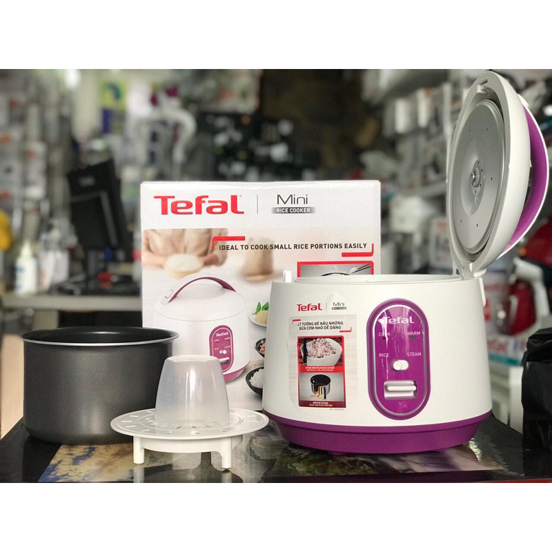 Nồi cơm điện mini Tefal RK224168, nồi cơm tefal mini, dung tích 0,7L, bảo hành 12 tháng