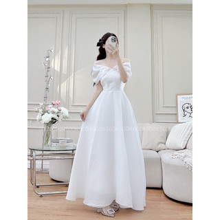 Dress Jissu trắng - Váy Cưới - Váy Dự Tiệc - By GOON