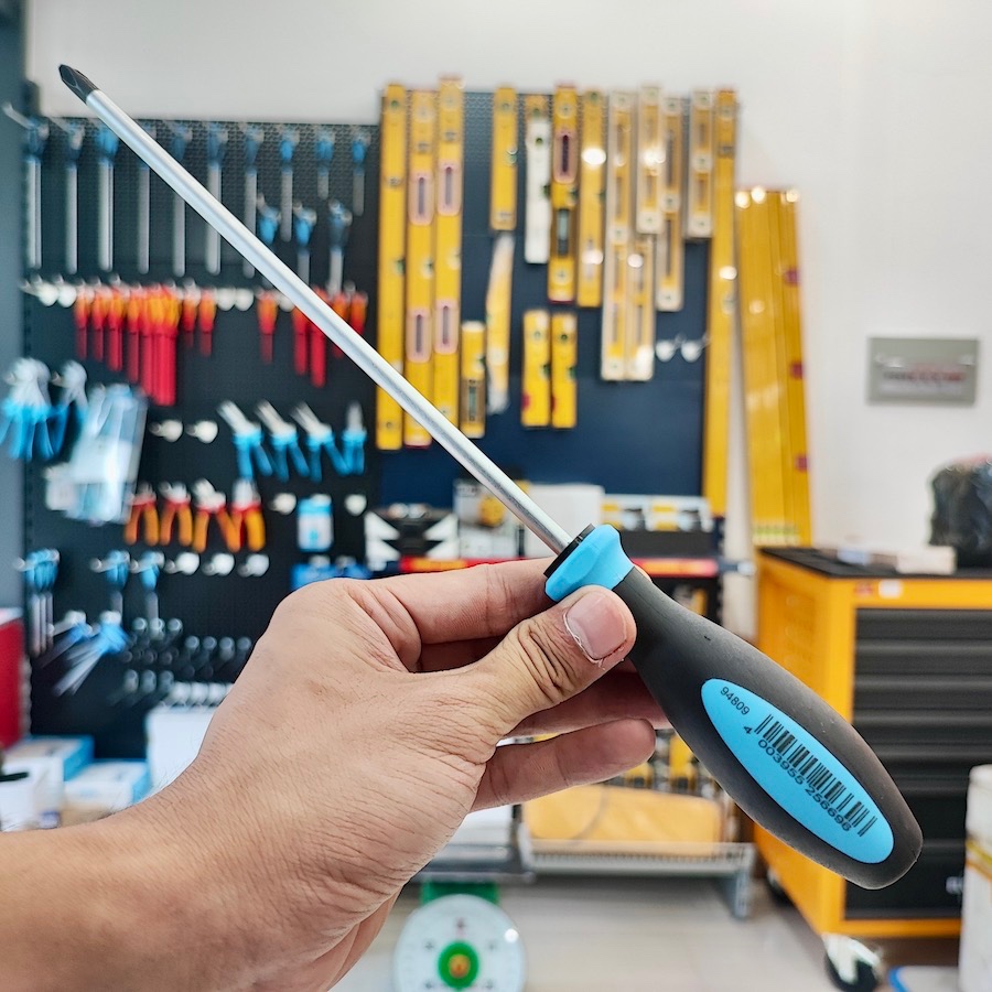 Tua vít bake lưỡi dài, cán nhựa PH2 chuẩn ISO 8764 Pro WITTE 94809