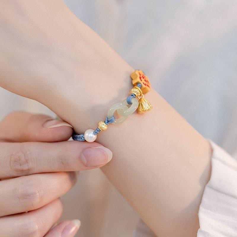 Vòng Tay LIÊN HOA HETIAN - mang lại bình an, hóa giải điềm xấu
