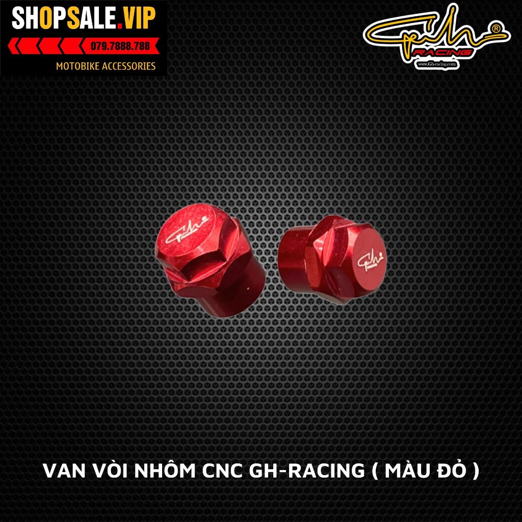 Nắp van vòi CNC nhôm Gh-racing