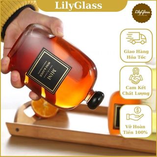 Chai Thuỷ Tinh Dẹt Nắp Nhựa 100ml, 250ml 350ml 500ml Đựng Cafe, Mật Ong, Sữa, Nước Ép siêu kute