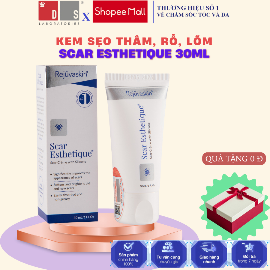 Kem ngừa Sẹo Lâu Năm, Sẹo Thâm, Sẹo Rỗ, Sẹo Lõm Scar Esthetique của Rejuvaskin