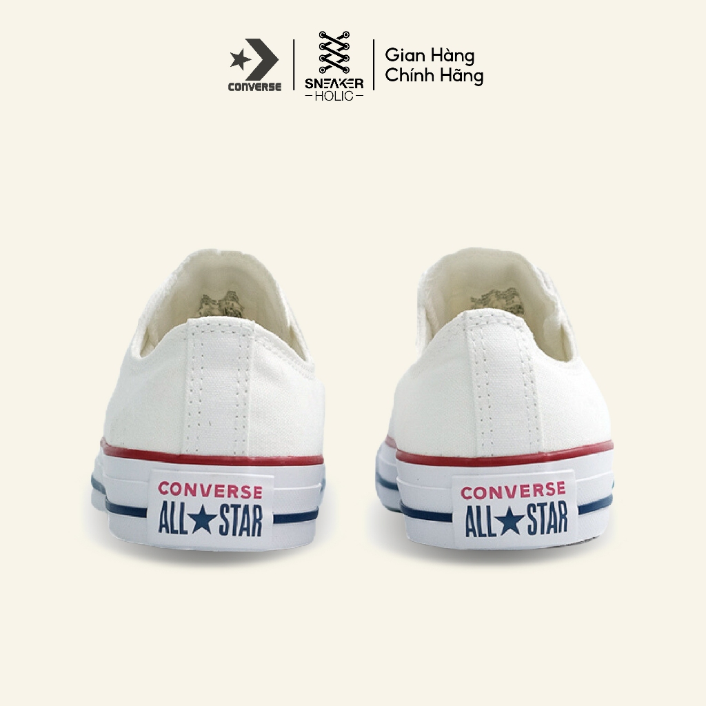 Giày Sneaker Nam Nữ CONVERSE Chuck Taylor All Star Classic Low White - M7652C - Classic Cổ Thấp Trắng, Thời Trang Unisex