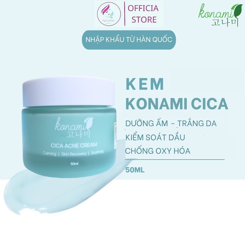 Combo sản phẩm chăm sóc da Serum , nước hoa hồng , kem dưỡng da Konami cica hàn quốc