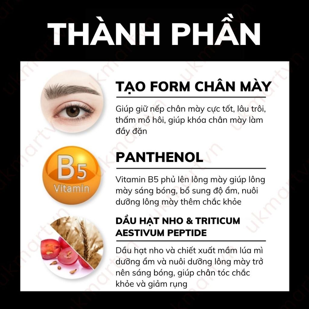Bút Setting Eyebrow Mascara Định Hình Lông Mày Browit By NongChat Không Nhoè, Không Trôi
