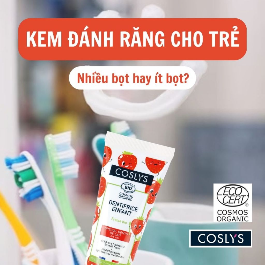 Kem đánh răng cho vị dâu cho bé (Bio Children's Toothpaste for Milk Te