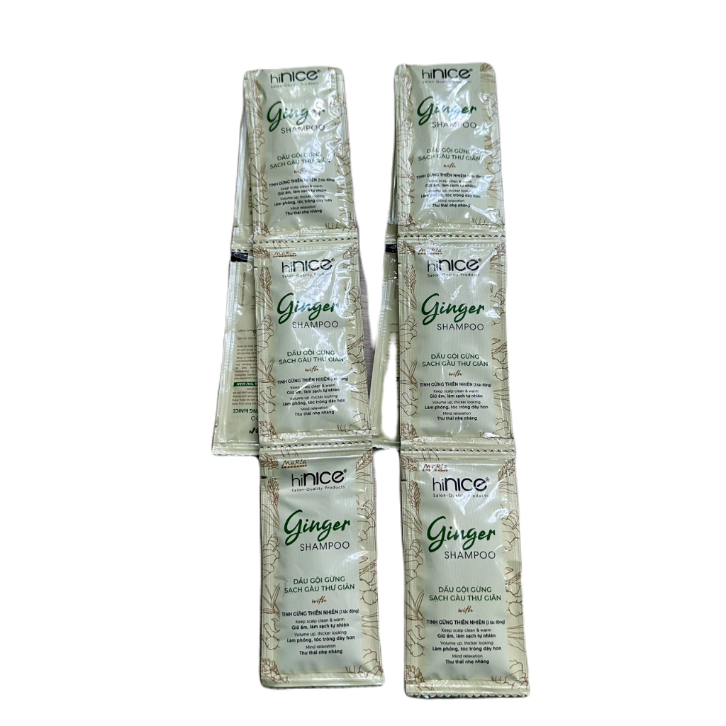 Dây Dầu gội Thiên Nhiên hiNICE tinh dầu Gừng 6gx