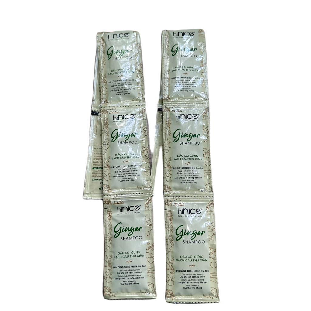 Dây Dầu gội Thiên Nhiên hiNICE tinh dầu Gừng 6gx