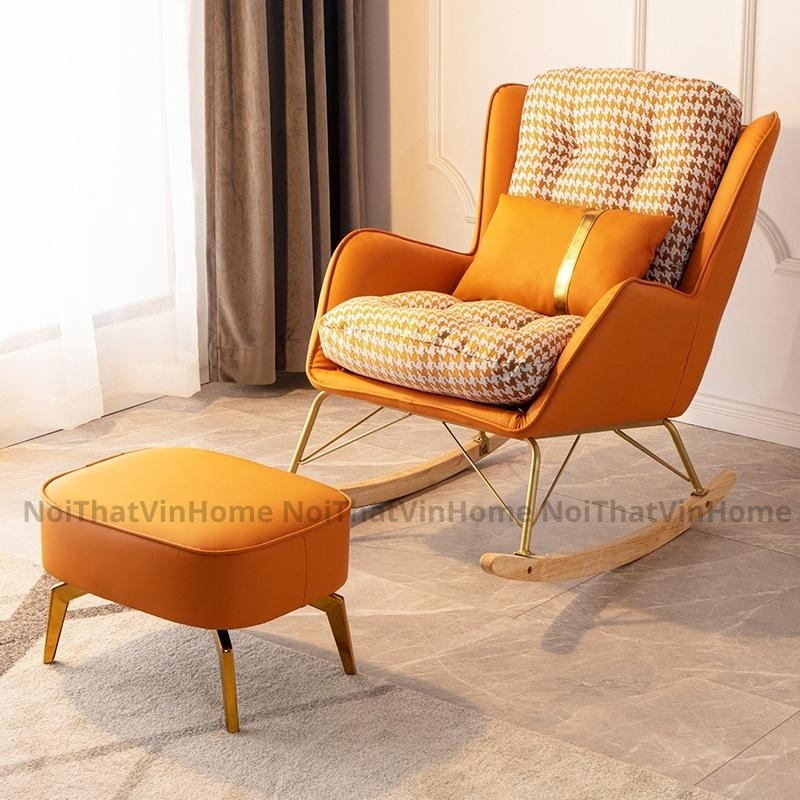 Ghế Sofa Thư Giãn Bập Bênh, Ghế Thư Giãn, Ghế Lười Đọc Sách Hàng Nhập Khẩu - Nội Thất Vin Home