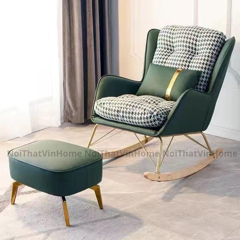 Ghế Sofa Thư Giãn Bập Bênh, Ghế Thư Giãn, Ghế Lười Đọc Sách Hàng Nhập Khẩu - Nội Thất Vin Home