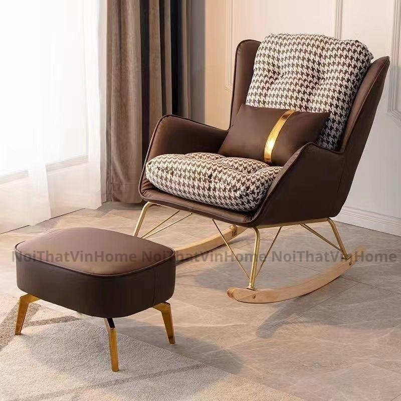 Ghế Sofa Thư Giãn Bập Bênh, Ghế Thư Giãn, Ghế Lười Đọc Sách Hàng Nhập Khẩu - Nội Thất Vin Home