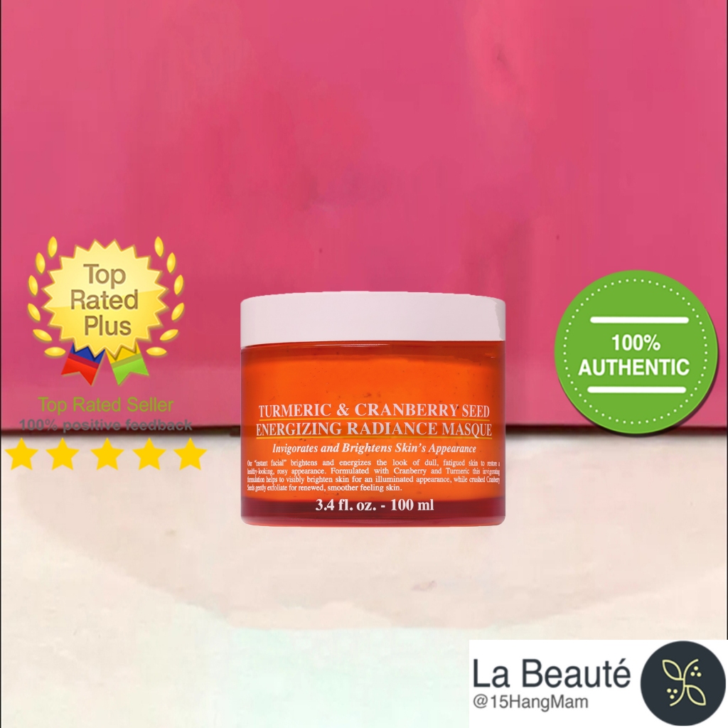 Mặt Nạ Sáng Da Từ Nghệ Và Hạt Việt Quất 100ml - Kiehl's Tumeric & Cranberry Seed Energizing Radiance Masque