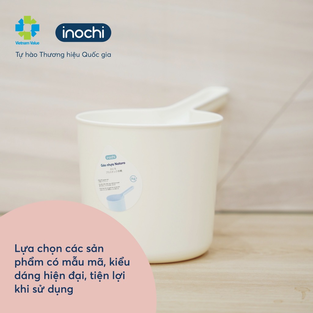 Gáo nhựa Noroto - Gáo múc nước , ca múc nước Inochi