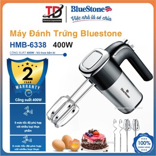 Máy Đánh Trứng Bluestone HMB-6338, Trộn Bột, Đánh Kem, Đánh Trứng Công Suất 400W , Bảo Hành Chính Hãng 2 Năm