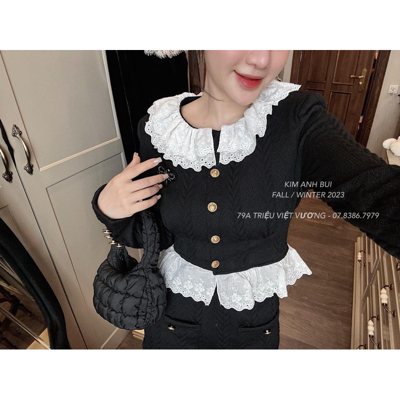 Set Áo Len Bèo Phối Cvay