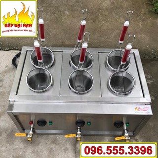 Bếp trụng mì, bếp điện trụng mì 6 hộc, bếp trụng bún phở để bàn
