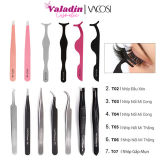 Nhíp Vacosi Các loại T01/T02/T03/T04/T05/T06/T07 | Nhíp gắp mụn|Nhíp nối mi|Cây nhíp
