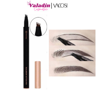 Kẻ mày phẩy sợi Vacosi Realbrow Tattoo Pen VM14 |Bút kẻ mày phẩy sợi