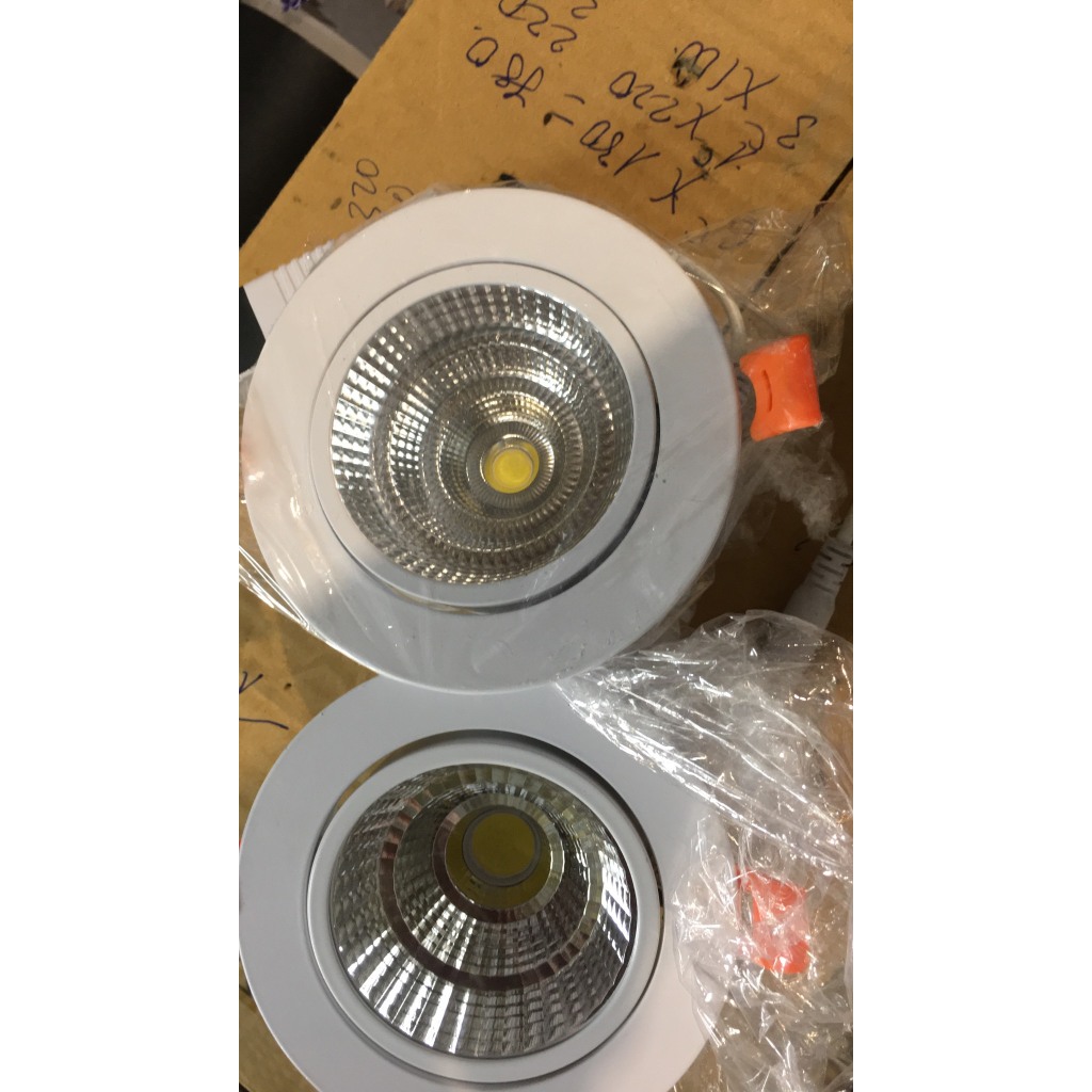 Đèn âm trần COB xoay góc