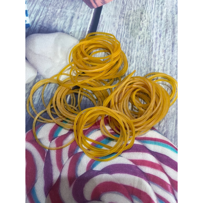 Dây thun vàng vòng to nhỏ 50g 😘 🍔 Làm từ cao su thiên nhiên