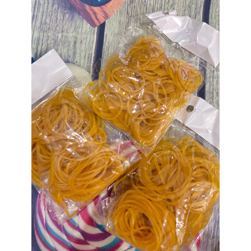 Dây thun vàng vòng to nhỏ 50g 😘 🍔 Làm từ cao su thiên nhiên