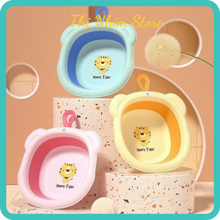 Chậu Gập Thông Minh Hình Hổ, Thị Nhím Store, Chậu Gập Rửa Mặt Hình Chú Hổ