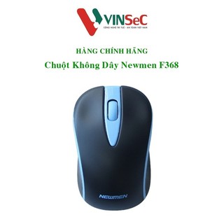 Chuột máy tính không dây Newmen F368, kết nối 2.4Ghz, sử dụng trên nhiều loại bề mặt, nhỏ gọn ôm tay - Hàng Chính Hãng.