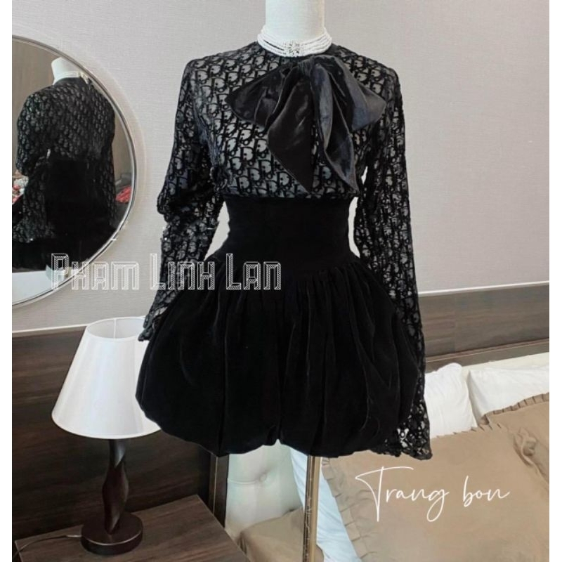 Set áo + chân váy 💯HÀNG THIẾT KẾ TẾT 2024 💖