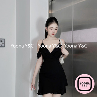 Đầm Vạt Bèo Ngắn Rớt Vai Ymade 1224 - Váy/Đầm Hai Dây Khoét Ngực Sexy Quyến Rũ Form Xòe Siêu Xinh Tôn Dáng
