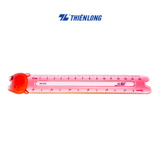 Thước kẻ nhựa dẻo PVC 15cm Thiên Long Điểm 10 TP-SR025 - Màu ngẫu nhiên, Chất liệu nhựa an toàn, Phù hợp với học sinh