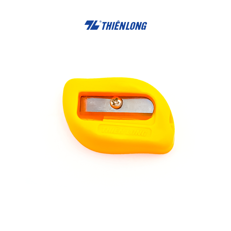 Chuốt bút chì mini chiếc lá Thiên Long TP-S021 nhỏ gọn tiện lợi, sắc bén - 1 cái màu ngẫu nhiên