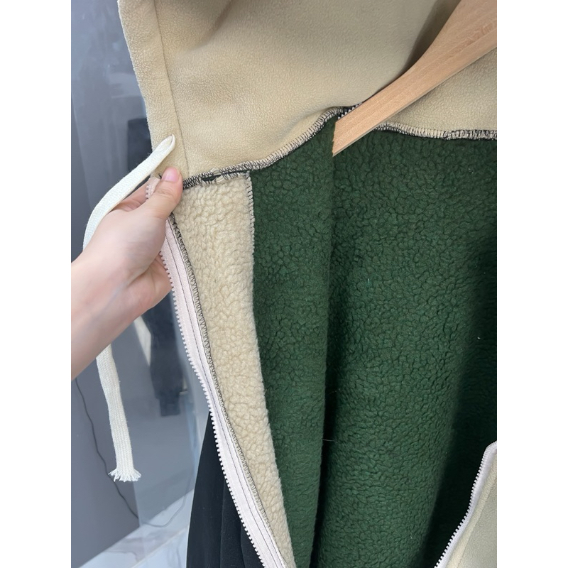 Áo khoác nỉ lông cừu NIUBIN