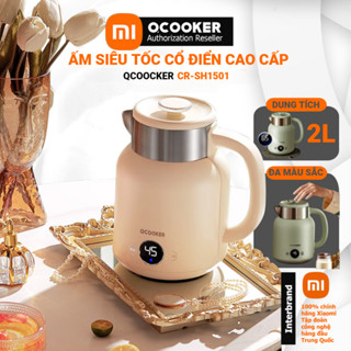  Ấm siêu tốc Xiaomi Qcooker CR-SH1501  ấm đun siêu tốc kèm điều khiển nhiệt độ chế độ hẹn giờ dung tích 1.5L 